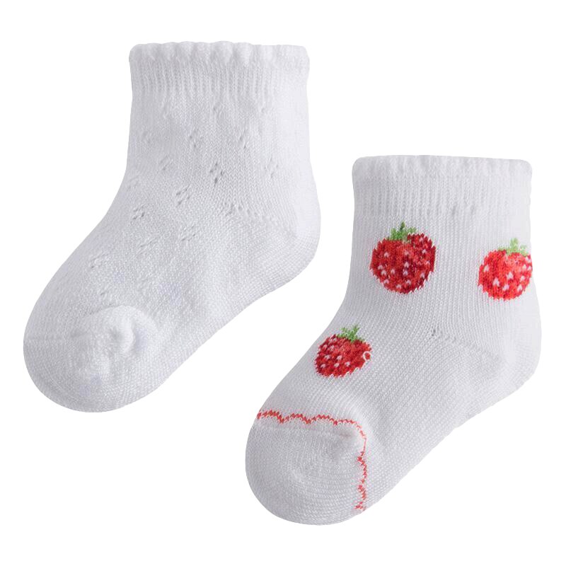 Sosete, Mayoral, bebe fetita, cu model fructe, 6 luni