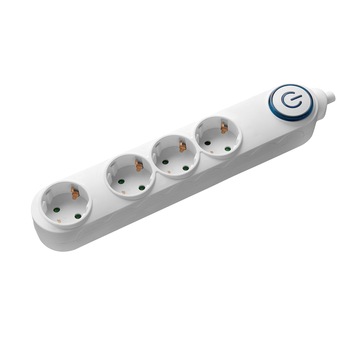 Prelungitor Samus 4PI3-3680, 4 Prize, 3M, 3680 W, Intrerupator, Alb Prelungitor Samus 4PI3-3680, 4 Prize, 3M, 3680 W, Intrerupator, Alb