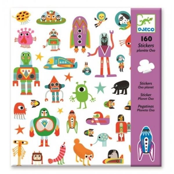 Abtibilduri Djeco Oxo planet