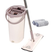 set galeata rotunda cu storcator si 2 rezerve mop pentru curatenie pentru curatarea multiple suprafete bej imagen 47_0_
0