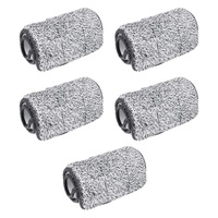 set 5 rezerve mop plat din microfibra pentru toate mopurile cu dimensiunea 33x12 cm gri imagen 31_0_
0