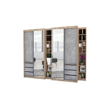 Dressing Genarom Book Large, Stejar Sonoma / Decor 4298, 260 x 207 x 65 cm Dressing Genarom Book Large, Stejar Sonoma / Decor 4298, 260 x 207 x 65 cm