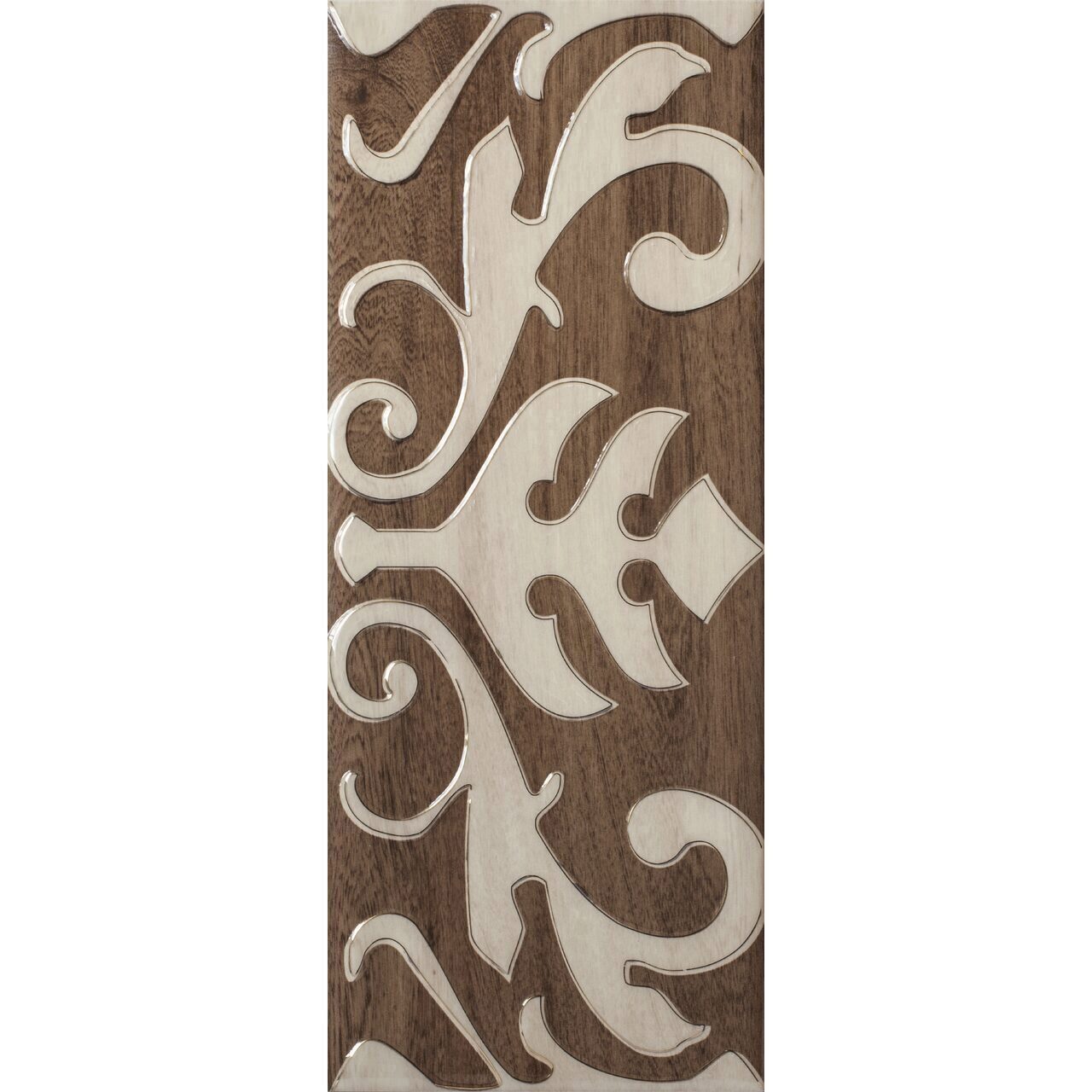 Piesa decorativa 2255 Lucia Ornament Brown, 20x50 cm, Maro