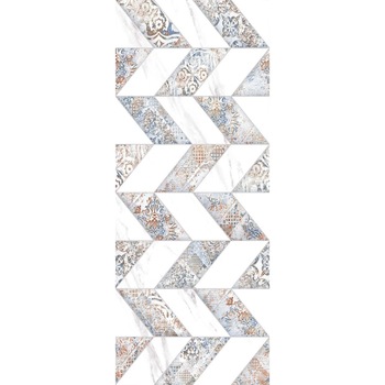 Piesa decorativa Elada Zig Zag, 20x50 cm, alba, tip mozaic, 4670, Cutie 1.11 MP Piesa decorativa Elada Zig Zag, 20x50 cm, alba, tip mozaic, 4670, Cutie 1.11 MP