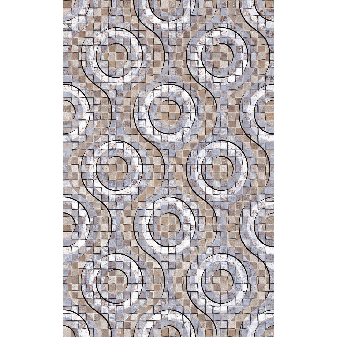 Piesa decorativa 5807 Orion Cycle Brown, 25x40 cm, Cutie 1.2 MP