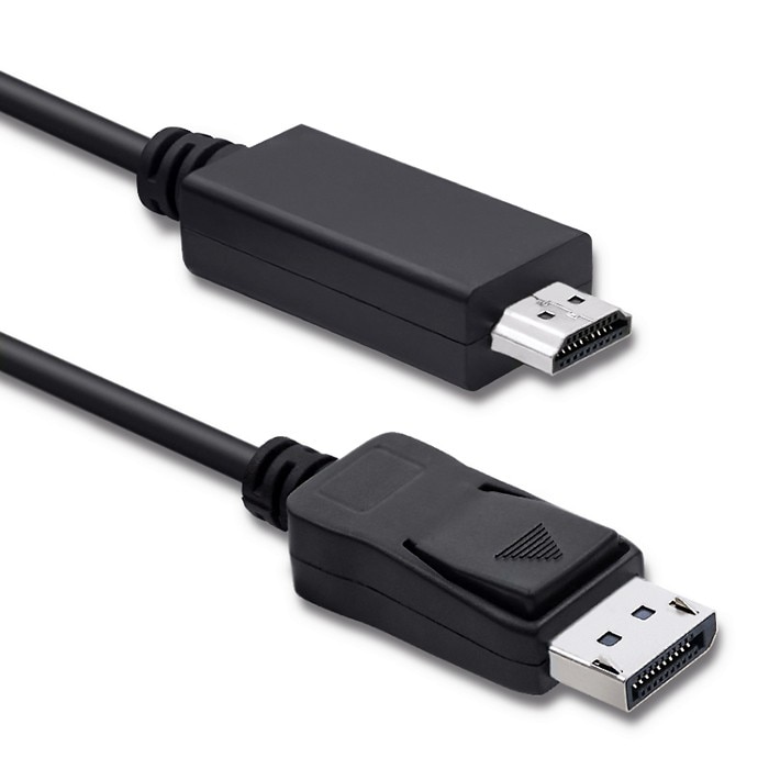 Cablu DisplayPort 1.2 tata la HDMI tata1m Qoltec