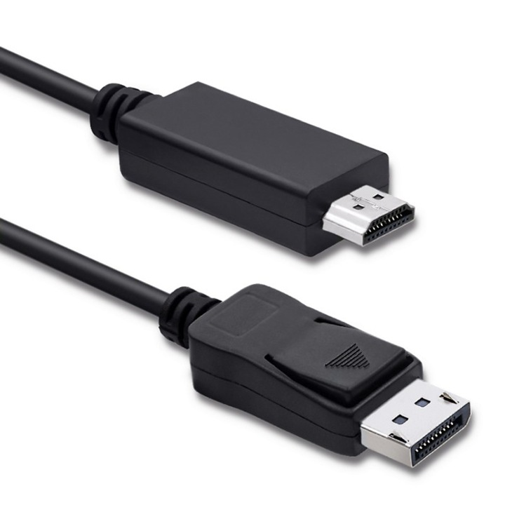 Кабел Qoltec, DisplayPort 1.2 към HDMI мъжко, 1 м