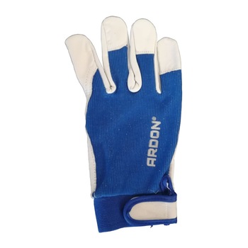 Manusi de protectie din piele de capra, culoarea albastru ARDON Hobby marimea 10 Manusi de protectie din piele de capra, culoarea albastru ARDON Hobby marimea 10