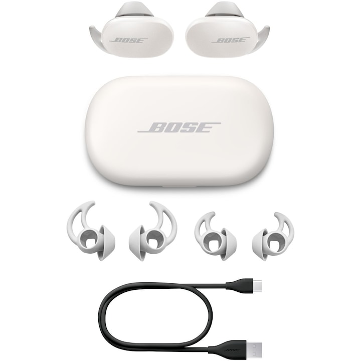 BOSE QuietComfort fülhallgató, Vezeték nélküli, Bluetooth, Fehér