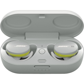 Casti Audio Sport In Ear Bose Earbuds, True Wireless, Bluetooth, Microfon, Autonomie 5 ore, Glacier White Casti Audio Sport In Ear Bose Earbuds, True Wireless, Bluetooth, Microfon, Autonomie 5 ore, Glacier White