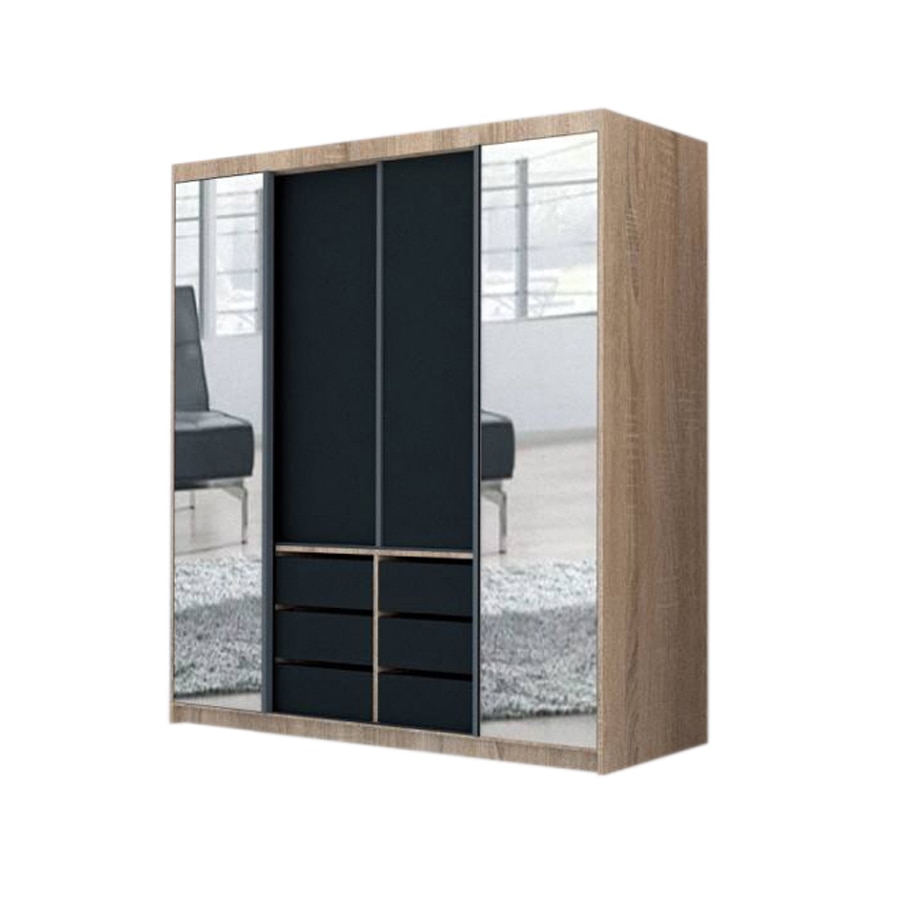 Dressing Genarom Day, Stejar Sonoma / Decor 0164, 200 x 207 x 65 cm