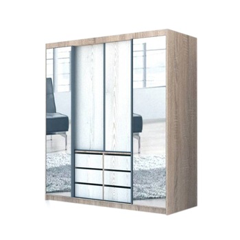 Dressing Genarom Day, Stejar Sonoma / Decor K010, 200 x 207 x 65 cm Dressing Genarom Day, Stejar Sonoma / Decor K010, 200 x 207 x 65 cm