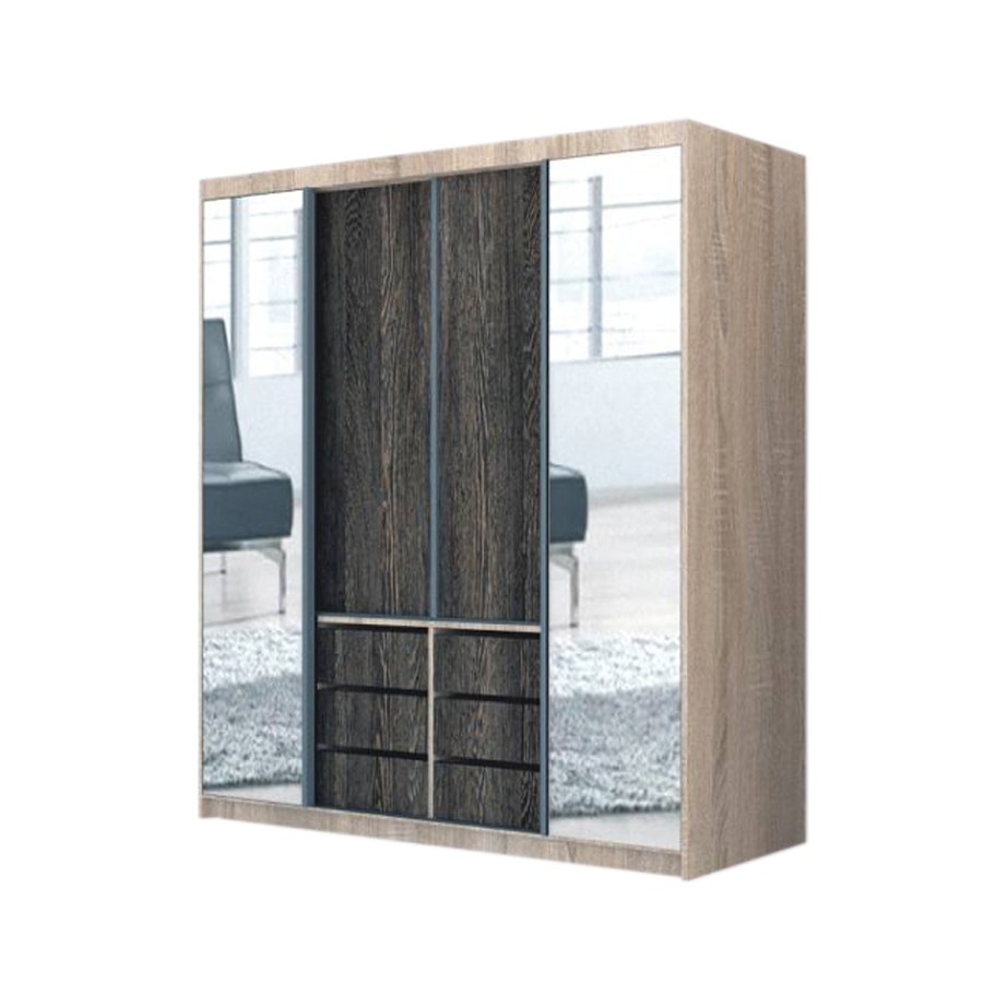 Dressing Genarom Day, Stejar Sonoma / Decor 7648, 200 x 207 x 65 cm