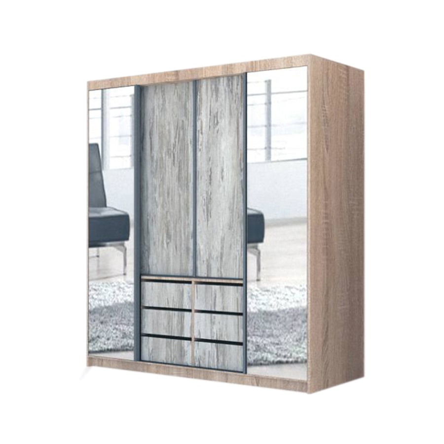 Dressing Genarom Day, Stejar Sonoma / Decor K084, 200 x 207 x 65 cm