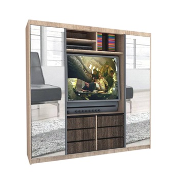 Dressing Genarom Rtv, Stejar Sonoma / Decor 7648, 200 x 207 x 65 cm Dressing Genarom Rtv, Stejar Sonoma / Decor 7648, 200 x 207 x 65 cm