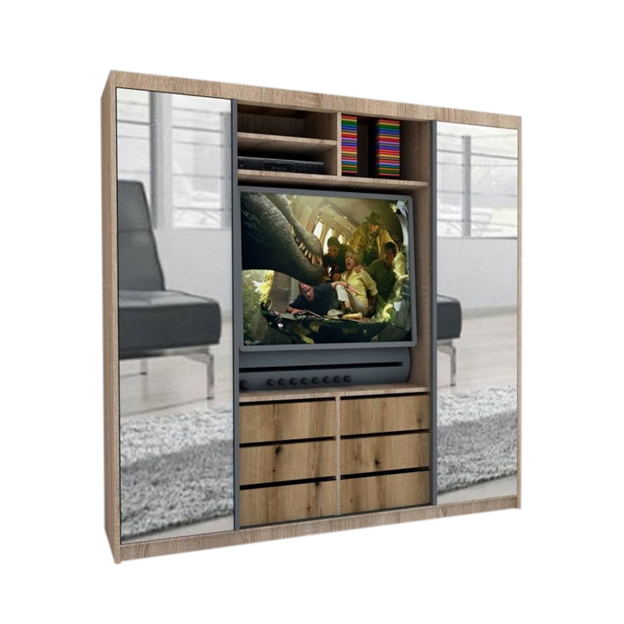 Dressing Genarom Rtv, Stejar Sonoma / Decor K365, 200 x 207 x 65 cm