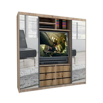 Dressing Genarom Rtv, Stejar Sonoma / Decor K365, 200 x 207 x 65 cm Dressing Genarom Rtv, Stejar Sonoma / Decor K365, 200 x 207 x 65 cm