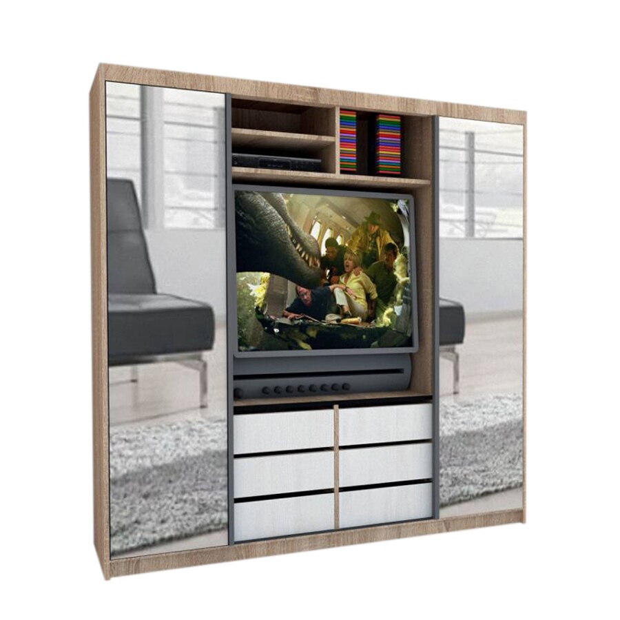 Dressing Genarom Rtv, Stejar Sonoma / Decor 8508, 200 x 207 x 65 cm