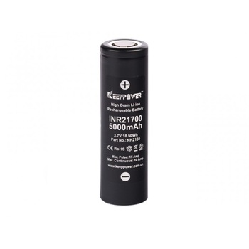 Acumulator Keeppower IMR21700 5000mAh Li-Ion 3.7V, 10A Acumulator Keeppower IMR21700 5000mAh Li-Ion 3.7V, 10A