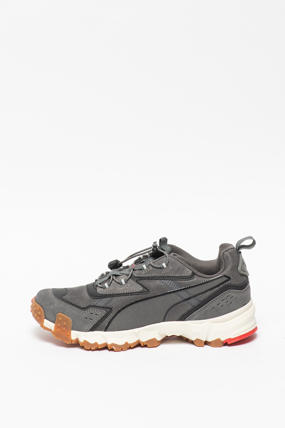 Puma, Pantofi pentru alergare Trailfox MTS Water Trail, Gri inchis, 8.5 -  eMAG.ro