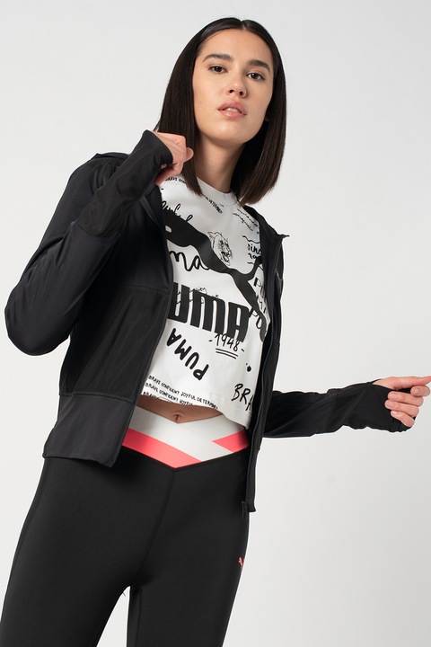 Puma, Jacheta regular fit pentru antrenament KNOCKOUT, Negru