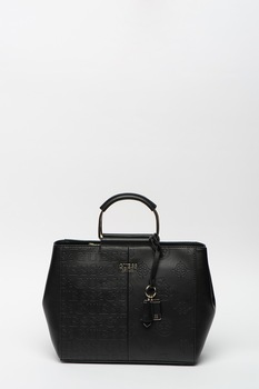 Guess, Geanta satchel de piele ecologica Kaylyn, Negru Guess, Geanta satchel de piele ecologica Kaylyn, Negru