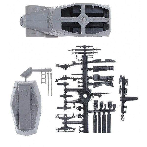 ICM 72511 BTR-152S Sowjetisches Kommandofahrzeug – Modellbausatz Im Maßstab 1:72, Transparente Teile