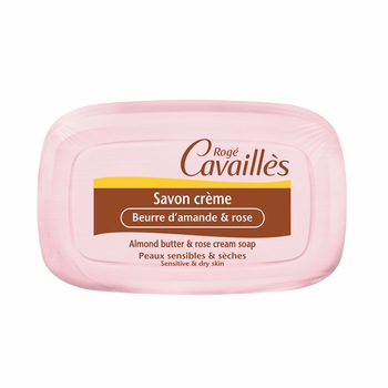 Sapun crema Roge Cavailles cu unt de migdale si trandafir, 115 gr Sapun crema Roge Cavailles cu unt de migdale si trandafir, 115 gr