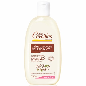 Crema de dus Roge Cavailles cu unt de karate Bio si magnolie, 750 ml Crema de dus Roge Cavailles cu unt de karate Bio si magnolie, 750 ml