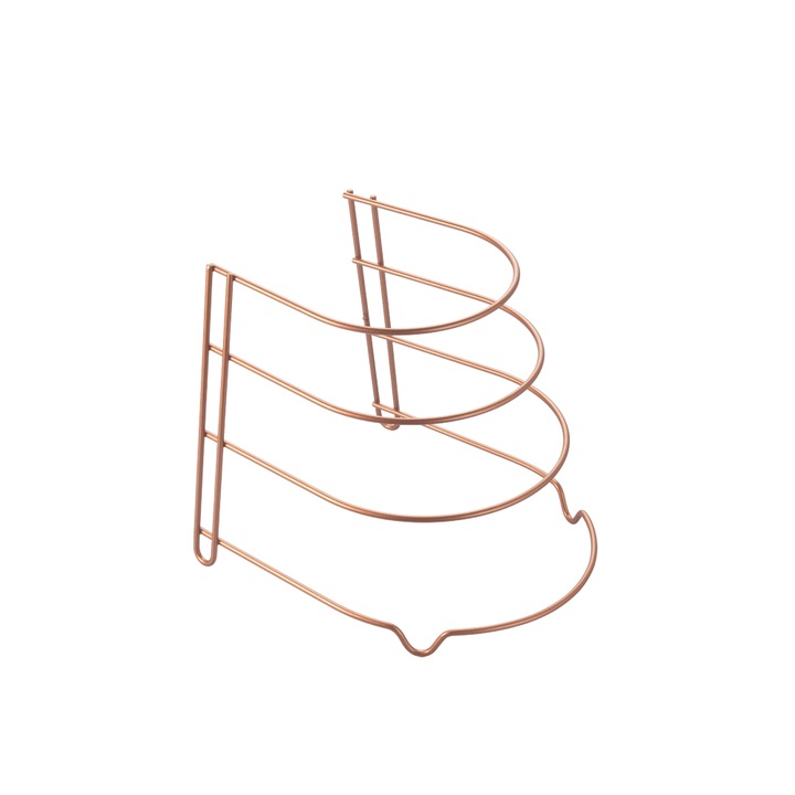 Suport pentru tigaie Metaltex, Auriu