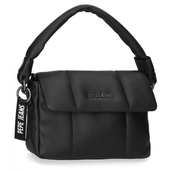 Geanta umar 26 cm Pepe Jeans Bloat neagra Geanta umar 26 cm Pepe Jeans Bloat neagra