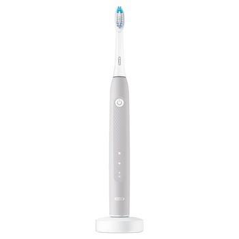 Periuta de dinti electrica Oral-B Pulsonic Slim Clean 2000, 2 programe, 1 capat, 8000 miscari/min, gri