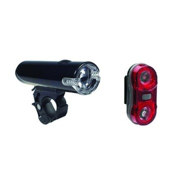 Set 2 lumini pentru bicicleta Condor Tork, 17 lm, 3 functii Set 2 lumini pentru bicicleta Condor Tork, 17 lm, 3 functii