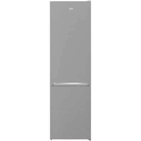 Combina frigorifica Beko RCSA406K40XBN, 386 l, Raft sticle, Clasa E, H 201 cm, Argintiu