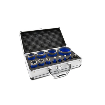Set 12 carote diamantate pentru beton 6-68mm, GEKO G65101 Set 12 carote diamantate pentru beton 6-68mm, GEKO G65101