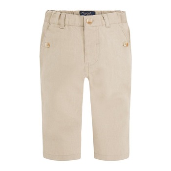 Pantaloni, Mayoral, bebe baiat, bej, 9 luni Pantaloni, Mayoral, bebe baiat, bej, 9 luni