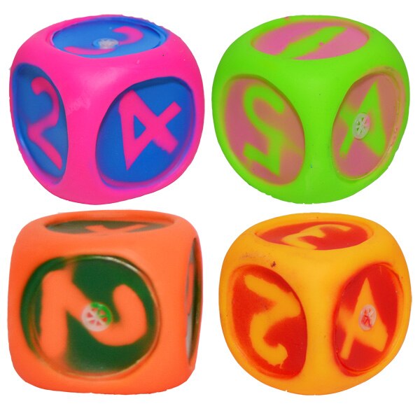 Jucarie chitaitoare - 4 zaruri/set