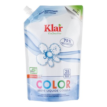 Detergent bio lichid fara parfum, Color, Ecopack, Klar, 1500 ml Detergent bio lichid fara parfum, Color, Ecopack, Klar, 1500 ml
