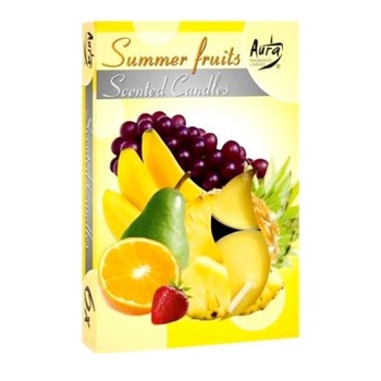Set 6 Lumanari Pastila Parfumate Fructe Exotice 4.00x4.00 cm Set 6 Lumanari Pastila Parfumate Fructe Exotice 4.00x4.00 cm