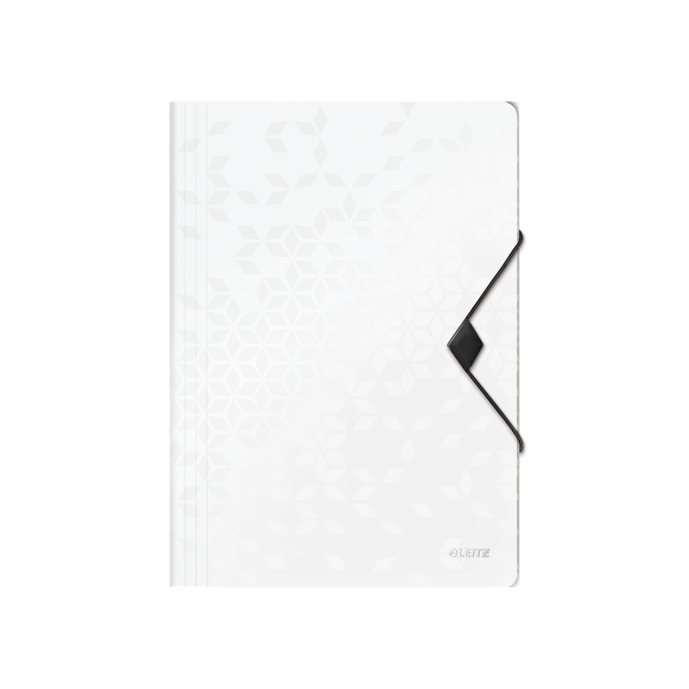 Mapa Leitz WOW, PP, cu elastic, A4, alb