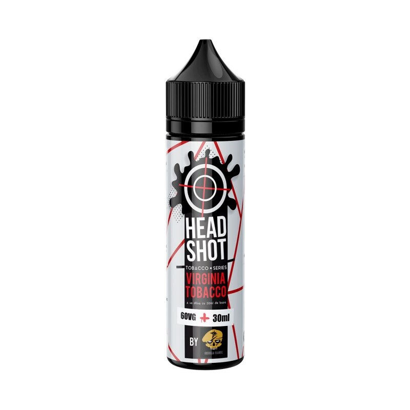 Lichid Tigara Electronica HeadShot, Virginia Tobacco, 40ml