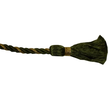 Pompon royal 4, Aura, verdino auriu, diametru snur 10mm Pompon royal 4, Aura, verdino auriu, diametru snur 10mm