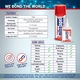 Lipici instant, MiterApel, Flex, bicomponent, flexibil, 100gr-400ml