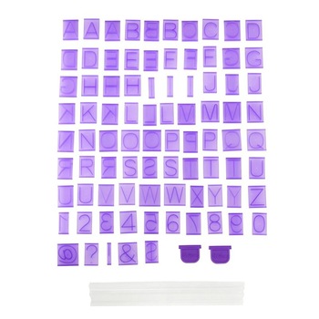 Set decupator plastic cu forme diferite: litere, numere, simboluri, 88 buc, Wilton Set decupator plastic cu forme diferite: litere, numere, simboluri, 88 buc, Wilton