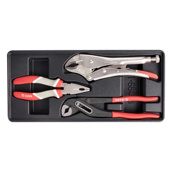 Set clesti pentru dulap scule 3 bucati Yato YT-55463 Set clesti pentru dulap scule 3 bucati Yato YT-55463