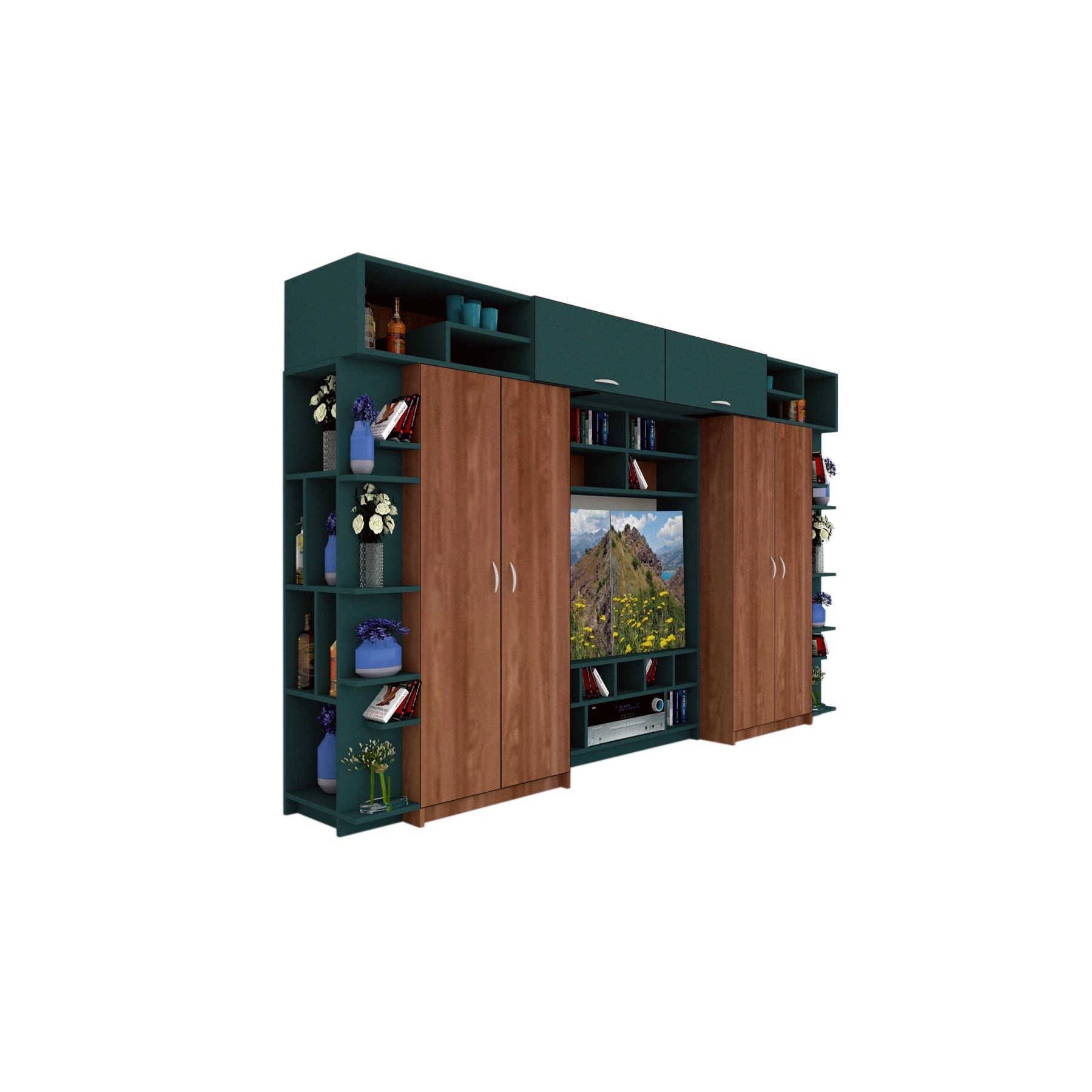 Living Genarom Alphag 340 , Nuc / Decor 0244, 342 x 210 x 51 cm