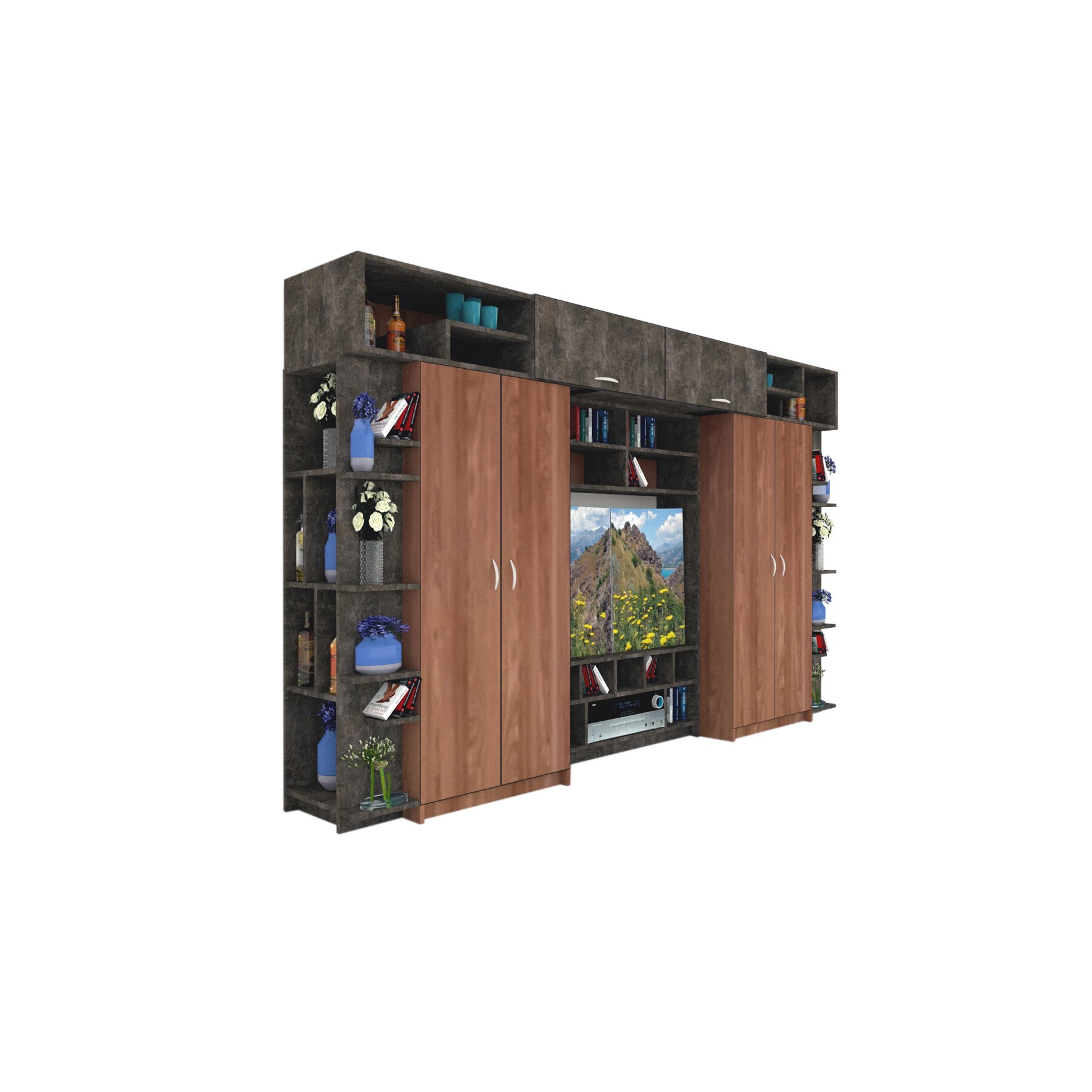 Living Genarom Alphag 340 , Nuc / Decor 4299, 342 x 210 x 51 cm