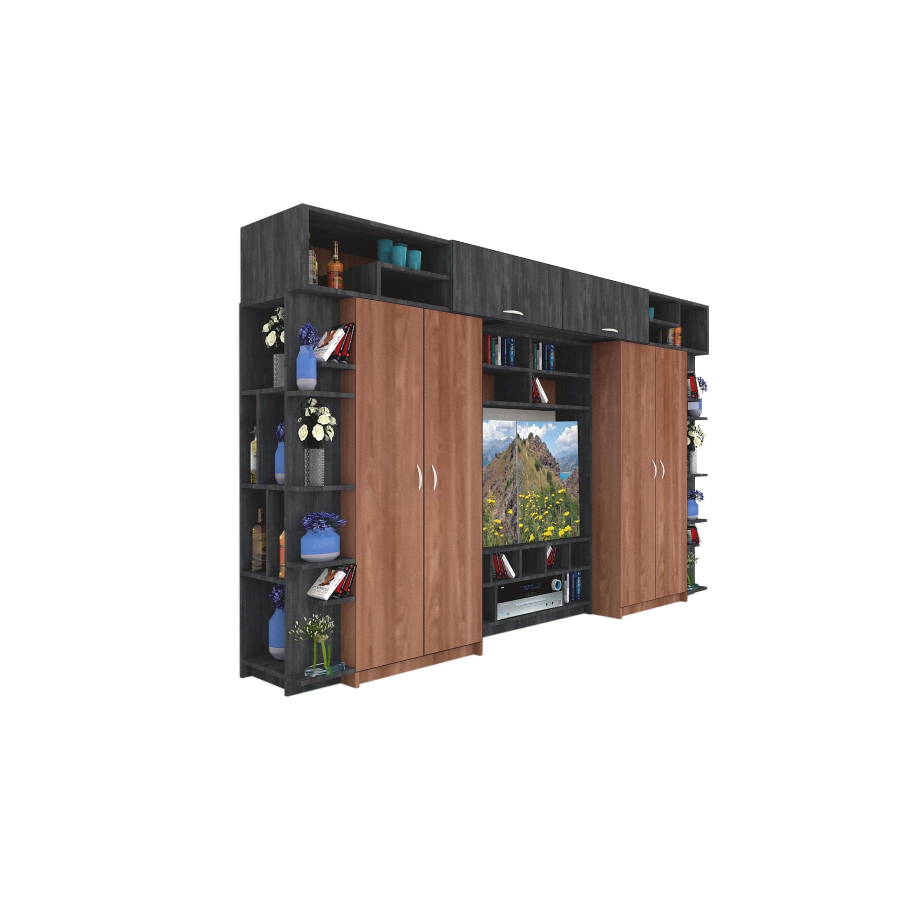 Living Genarom Alphag 340 , Nuc / Decor 8509, 342 x 210 x 51 cm