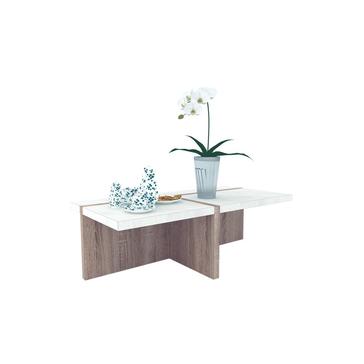 Masuta Genarom Bob, Stejar Sonoma / Decor 8508, 120 x 40 x 55 cm