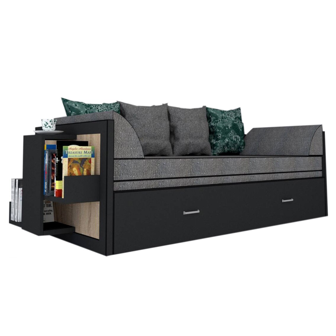 Canapea extensibila Genarom Bob St Gen 26 / Decor 0164, 223 x 61 x 79.5 cm